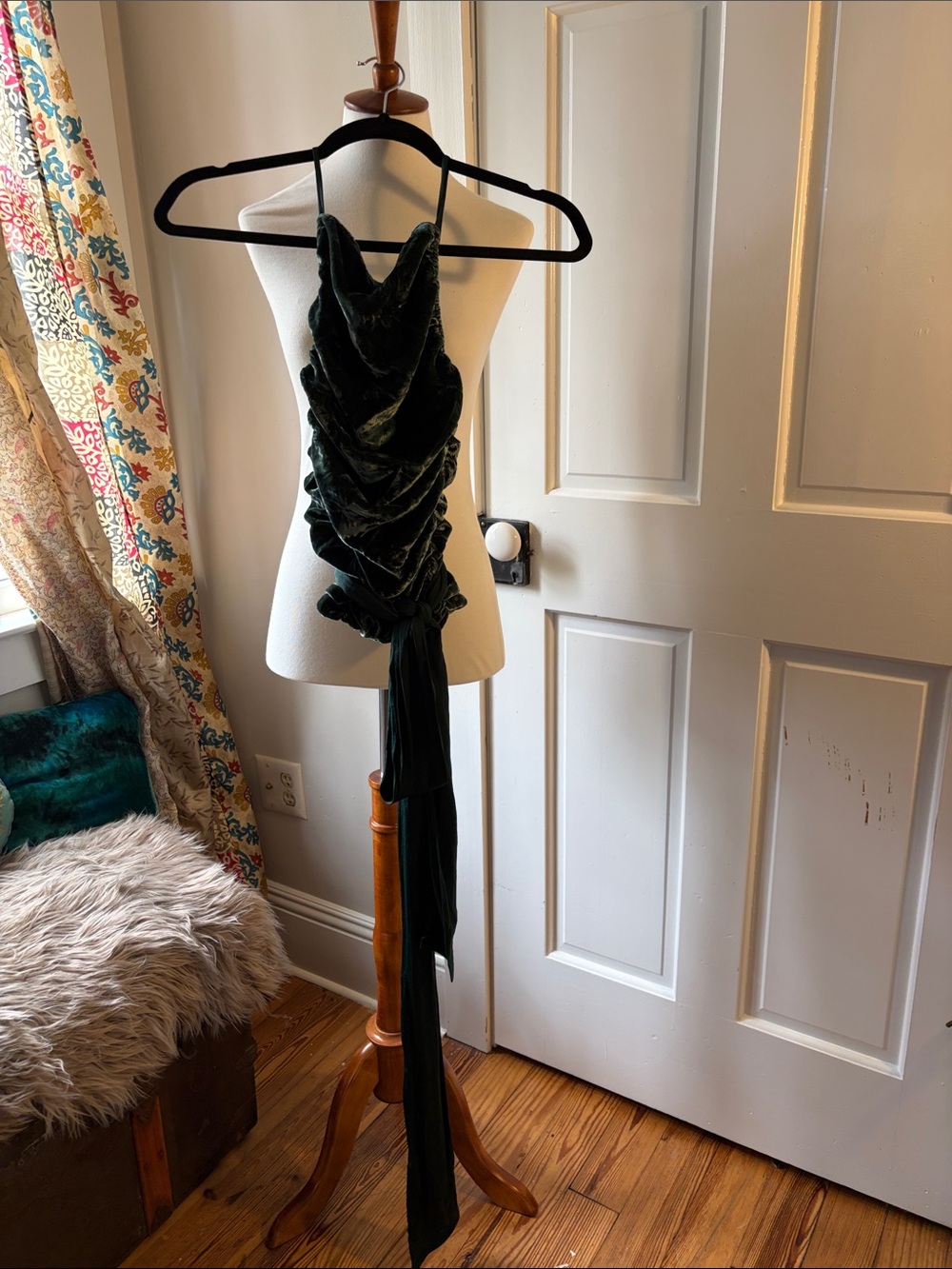 Free People Ruched Halter Top